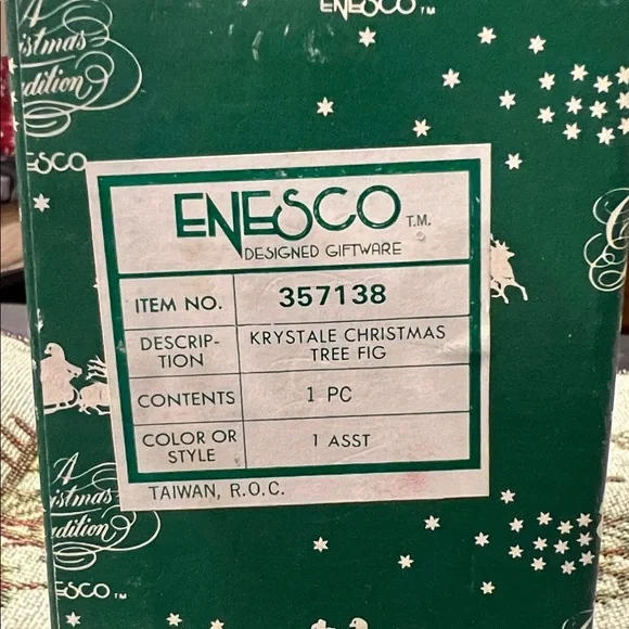 Enesco Clear Crystal Holiday Tree Decor - Picture 3 of 7